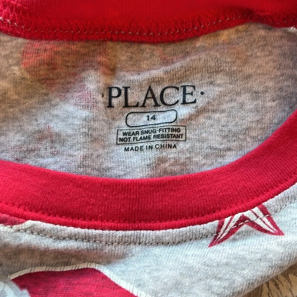 Children’s Place | Kid’s Santa Long Pajama Set sz 14